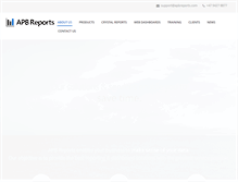 Tablet Screenshot of apbreports.com